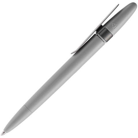Ручка шариковая Prodir DS5 TSM Metal Clip, серая - рис 4.
