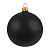 Елочный шар Gala Matt в коробке, 8,5 см, черный - миниатюра