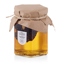 Мед с сосновой шишкой и кедровым орехом 250 гр.