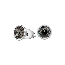 Пусеты Crystal Silver Night Fiore Luna SWE298 CSN S