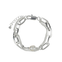 Браслет Pearle Сarabiner Fiore Luna CL1009/MP S