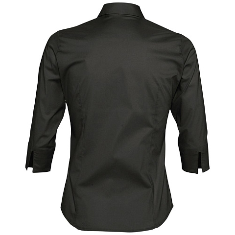 Рубашка женская с рукавом 3/4 Effect 140, черная - рис 3.