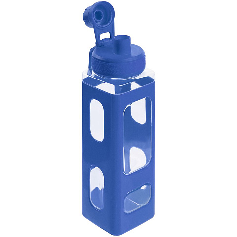 Бутылка для воды Square Fair, синяя - рис 5.