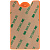 Чехол для карты на телефон Carver, оранжевый - миниатюра - рис 3.