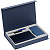 Коробка Silk с ложементом под ежедневник 10x16 см, аккумулятор и ручку, синяя - миниатюра - рис 4.