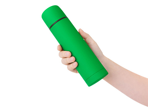 Термос Ямал Soft Touch, 500мл, зеленый классический - рис 7.