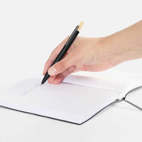 Ручка шариковая Bambink, черная - рис 7.