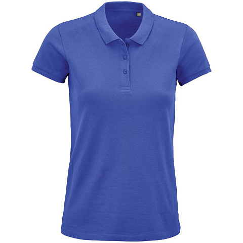 Рубашка поло женская Planet Women, ярко-синяя - рис 2.