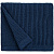 Плед Shirr, синий (деним) - миниатюра - рис 3.