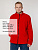 Куртка флисовая унисекс Manakin, красная - миниатюра - рис 6.