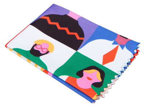 Салфетка для протирания очков с возможностью полноцветной печати - рис 3.