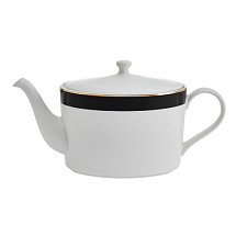 Чайник фарфоровый Mikasa Luxe Deco на 4 чашки, 1,1 л, белый