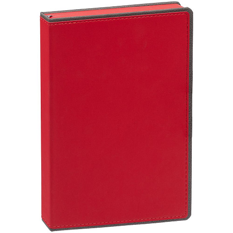 Ежедневник Frame, недатированный, красный с серым - рис 2.