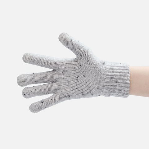 Перчатки сенсорные Spotti Senso, светло-серые - рис 3.