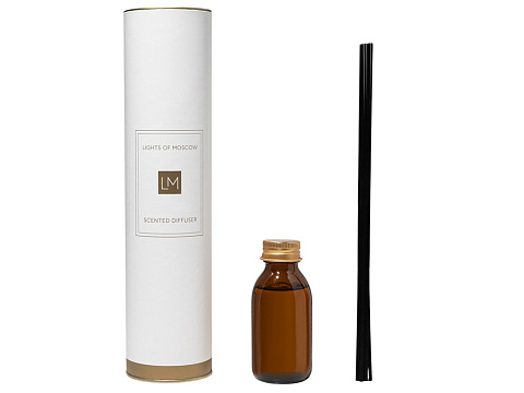 Ароматический диффузор с палочками, черный перец и амбра, нероли, 100 мл (без лого LM) - рис 2.