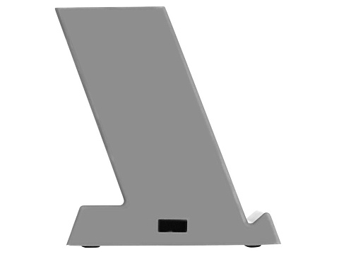 Беспроводная зарядка-подставка с подсветкой Glow box, серый (Р) - рис 6.