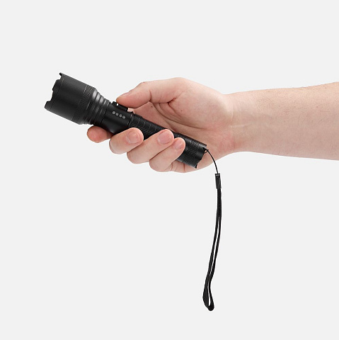 Фонарь аккумуляторный с фокусировкой луча FarSee, черный - рис 6.