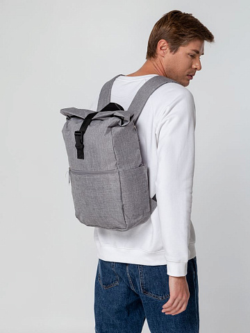 Рюкзак Packmate Roll, серый - рис 10.