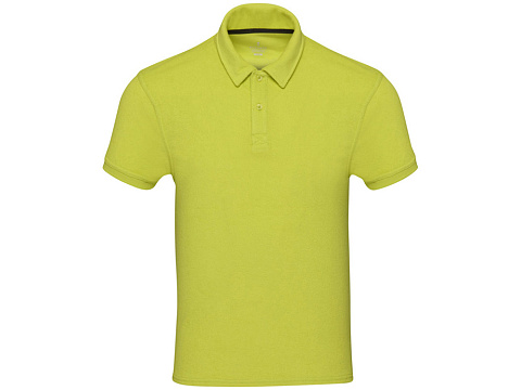 Рубашка поло унисекс Akoya из переработанного махрового материала - Лайм - рис 2.