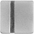Квадратный шильдик на резинку Direct, матовый серебристый - миниатюра - рис 3.