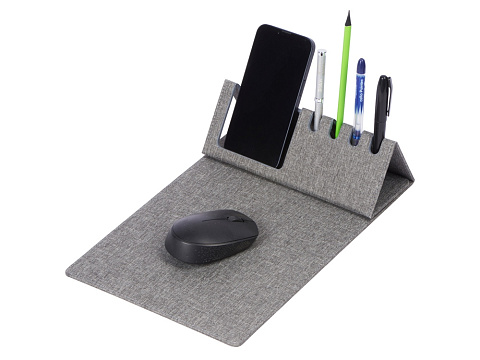 Коврик для мыши Formo из нетканого переработанного материала RPET, серый - рис 6.