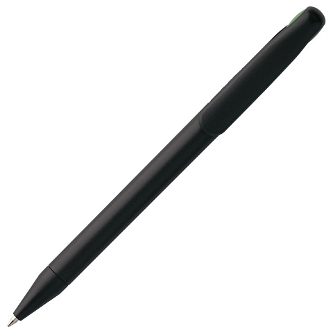 Ручка шариковая Prodir DS1 TMM Dot, черная с зеленым - рис 5.