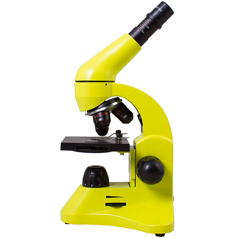 Монокулярный микроскоп Rainbow 50L с набором для опытов, зеленое яблоко - рис 3.
