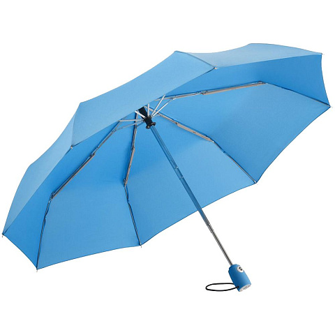 Зонт складной AOC, голубой - рис 3.