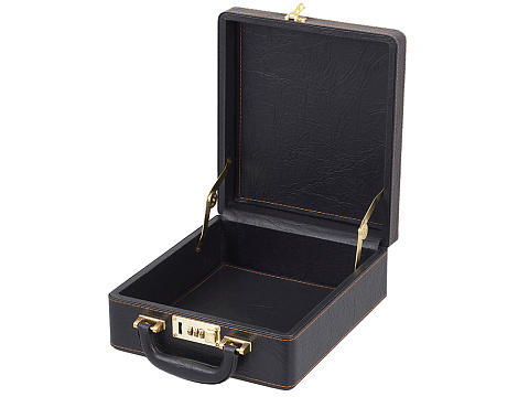 Дипломат подарочный, темно-коричневый - рис 2.