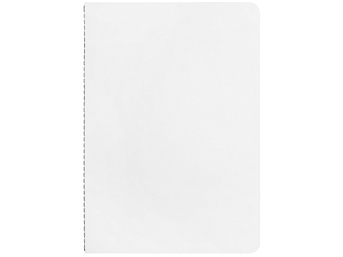 Бизнес-тетрадь А5 Pragmatic Contrast, 40 листов в клетку, белый с черным срезом - рис 3.