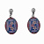 Серьги Незабудки Clara Bijoux A75771 BL - миниатюра
