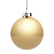 Елочный шар Finery Gloss, 10 см, глянцевый золотистый - миниатюра - рис 3.