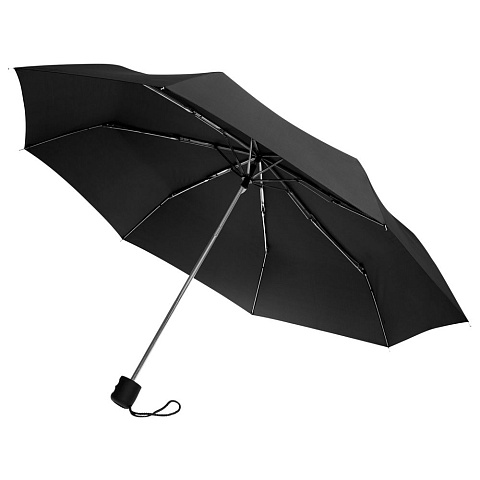 Зонт складной Basic, черный - рис 2.