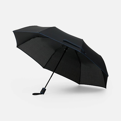 Зонт складной Edgeline, темно-синий
