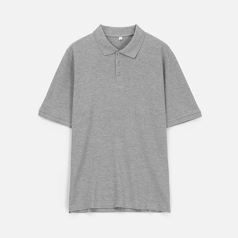 Рубашка поло унисекс Upswing, серый меланж - рис 2.