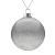 Елочный шар Finery Gloss, 10 см, глянцевый серебристый с глиттером - миниатюра - рис 2.