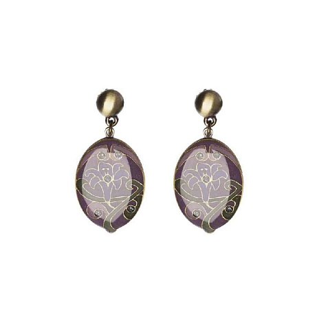 Серьги лилия Clara Bijoux A77351.1 V