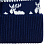 Шапка с зимним орнаментом Holiday (синяя) - миниатюра - рис 2.