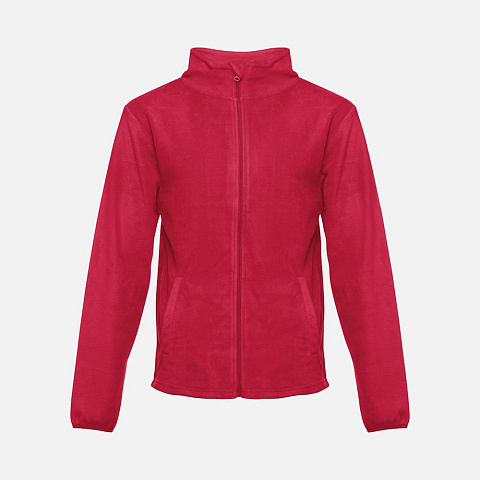 Куртка флисовая мужская Helsinki, красная - рис 2.