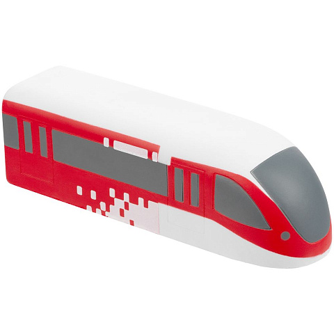 Антистресс «Поезд», белый с красным - рис 2.