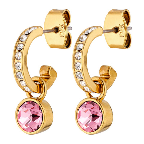 Серьги DESSA SG LIGHT ROSE Dyrberg Kern 380066 - рис 4.