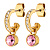 Серьги DESSA SG LIGHT ROSE Dyrberg Kern 380066 - миниатюра - рис 4.