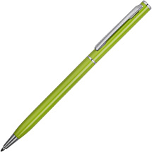 Ручка металлическая шариковая Атриум, зеленое яблоко