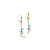 Серьги Aqua Coeur de Lion 4639/21-2000 - миниатюра
