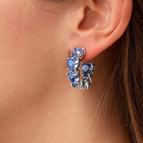 Серьги HARDY SS LIGHT BLUE - рис 3.