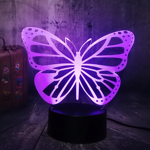 3D светильник Бабочка - рис 3.