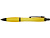 Nash шариковая ручка из переработанного пластика с черной отделкой (черные чернила) - Желтый - миниатюра - рис 3.