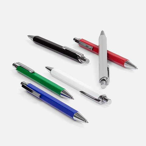 Ручка шариковая Alumno, белая - рис 6.