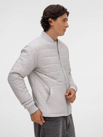 Куртка унисекс Warmbridge, светло-серая - рис 9.