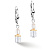 Серьги White Coeur de Lion *1126/20-1400 - миниатюра - рис 3.